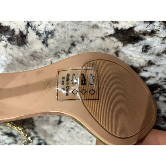 Shoe‎ Republic LA Brittany Rose Gold Heels Size 8 Boxed - Picture 12 of 16
